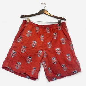 Wisconsin Badger Swim Trunks